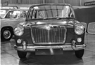 MG 1100 (1963) - im Herbst 1962 erstmals gezeigt, entspricht Morris 1100, hat aber 56 SAE-PS