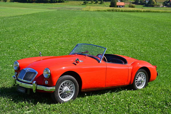 MG A 1500 Roadster (1955) - offered as lot 157 at the Oldtimer Galerie Toffen auction on October 16, 2021