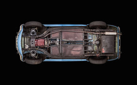MG A 1600 (1960) - km-Stand 20'000 (ca) seit Restaurierung - aufgenommen von unten im Rahmen des Projekts "Auto Reverse" MG A 1600 (1960) - km-Stand 20'000 (ca) seit Restaurierung - aufgenommen von unten im Rahmen des Projekts "Auto Reverse"