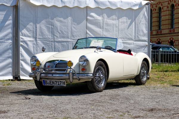 MG A 1600 Mk II (1962) – In der Berliner Oldtimer-Szene ein sehr bekanntes Fahrzeug – Oldtimer Open Air 2024