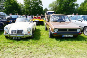 MG A 1600 Mk II und VW Golf I – Bockhorner Oldtimermarkt 2025
