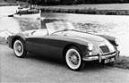 Image: MG A (1956) - elegant lines
