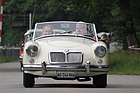 MG A (1957) - der Corso der Freunde alten Blechs aller Marken Brugg (FABAM) am GP Brugger Schachen 2015