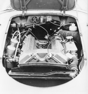 MG A 1958 - Der 'Zwei-Nocker' Motor des MG A Twin-Cam