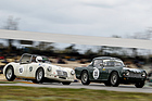 Bild: MG A (1958) wählt den Weg über die Curbs am Hockenheim Historic 2015