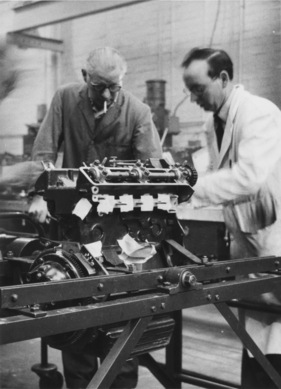 MG A 1960 - MGA Twin-Cam - Motorenherstellung um 1960