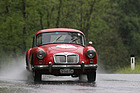 MG A Coupé (1956) - am Start in der Sportwagenklasse  - Gaisbergrennen 2013 - Berglauf auf den Gaisberg am Freitag