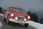 MG A Coupé (1959) - das Coupé offeriert auch im Winter angenehme Temperaturen