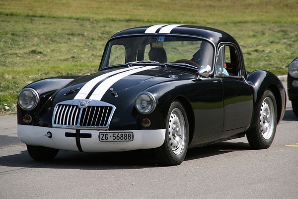 Image: MG A - MG A Coupé at the BCM in Mollis