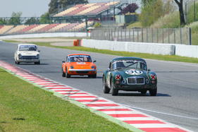 MG A Twin Cam Coupé (1958) - NKHTGT & Masters Pre-66 Touring Cars - Spirit of Montjuïc 2017 (Catalunya Classic Revival)