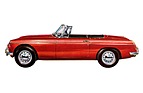 MG B (1963) - Illustration aus einem Verkaufsprospekt