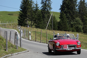 MG B (1964) - an der OCC Jungfrau Rallye 2017