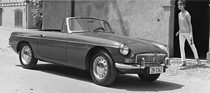 MG B (1965) - ein Werksbild, aufgenommen in der Schweiz