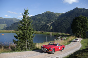 MG B (1967) - an der Saalbach Classic 2013