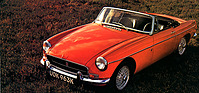 MG B (1972) - Werbeaufnahme von damals