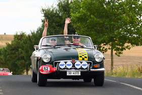 MG B (1973) an der RAID Suisse-Paris 2016