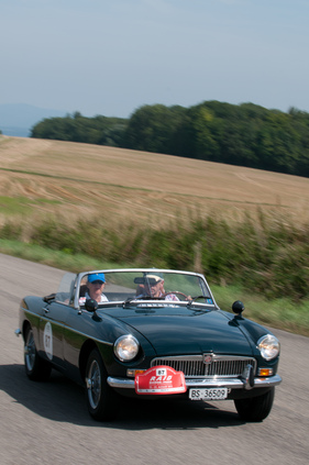 MG B (1974) - RAID Suisse-Paris 2013