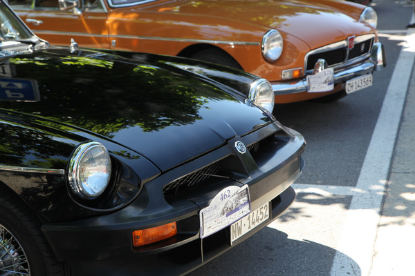 MG B (1980) - Gummiboot im Vergleich zum Vorgänger - Oldtimer in Obwalden (O-iO) 2019