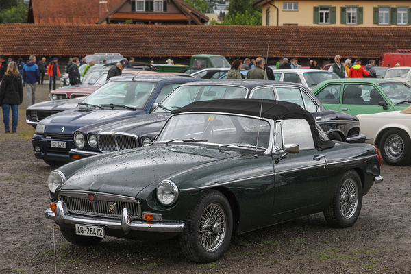 MG B Cabriolet (1970) - Oldtimer Sunday Morning Treffen Zug am 6. August 2023