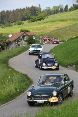 MG B GT (1969) - an der RAID Young Raiders Challenge 2018