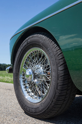 MG B GT (1970) - Speichenräder waren in den ersten Jahrgängen serienmässig