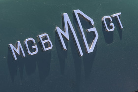 MG B GT (1970) - eindeutig beschriftet