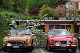 MG B GT (1971) - zweimal Schlechtwetter-Variante mitgebracht - O-iO 2016