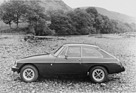MG B GT (1977) - rund 2,5 mm höher lag der Wagen nach Übernahme der US-Sicherheitsvorschriften