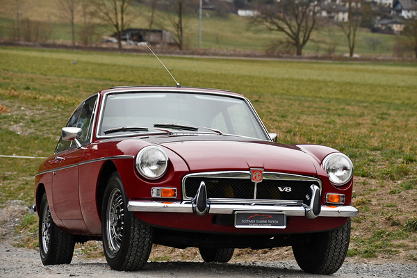 Bild: MG B GT V8 (1973) - als Lot 163 angeboten an der Frühlingsversteigerung der Oldtimer Galerie Toffen am 25. März 2023