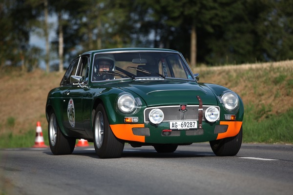 MG B GT V8 (1975) - an der Bergprüfung Altbüron 2013