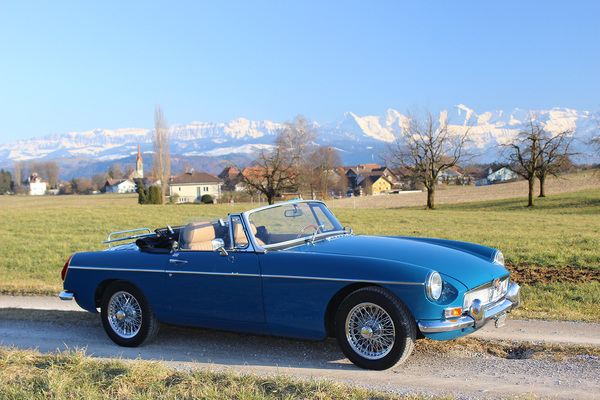 MG B Roadster (1972) - vorgesehen für die Versteigerung der Oldtimer Galerie in Toffen am 26. April 2014
