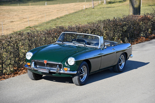 MG B Roadster (1974) - als Lot 68 an der Versteigerung der Oldtimer Galerie in Toffen am 28. März 2020