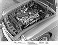 MG C (1967) - der Reihensechszylindermotor fand knapp Platz im Bug