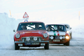 MG C GT (1969) - am WinterRAID 2018