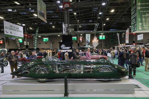 MG EX 135 (1934) - K3-Chassis K3023 wurde von Reid Railton zum Rekordfahrzeug weiterentwickelt - Sonderschau 100 Jahre MG - Rétromobile Paris 2024