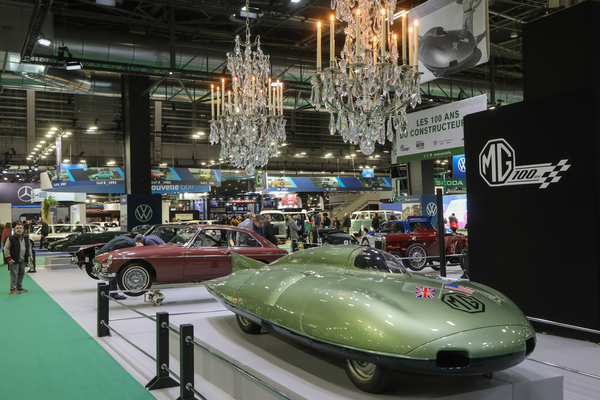 Bild MG EX 181 (1957) - mit Zweinockenwellen-Motor und Shorrock-Kompressor bis 410 km/h schnell - Sonderschau 100 Jahre MG - Rétromobile Paris 2024