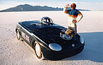 Image: MG F (1997) - Return to the salt lake in the style of Stirling Moss and EX 181