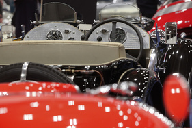 MG J2 (1933) - Blick ins Cockpit (Retro Classics Bavaria 2017 in Nürnberg)