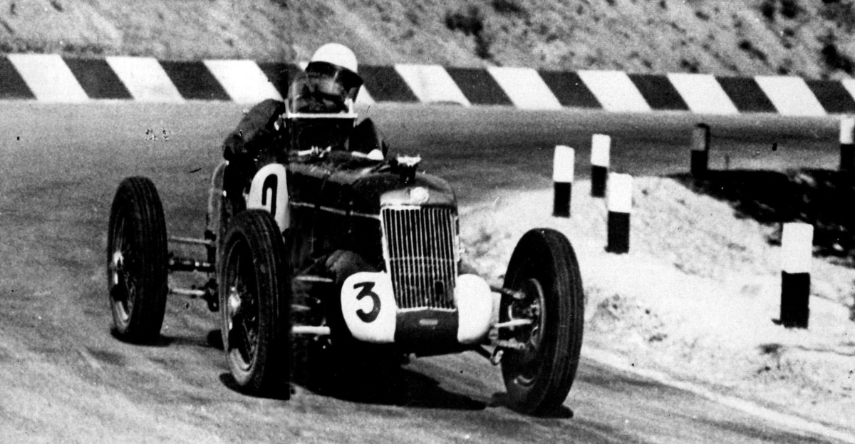MG K3 Magnette - Der Typ R auf dem Rundkurs von Accerbe in Aktion