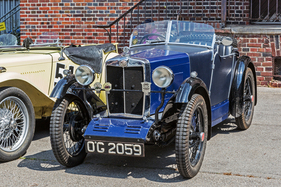 MG M-Type (1930) -Mit einer Karosserie aus Holz und Kunstleder – Ecurie Anges Bleus im Boxenstop Tübingen 2025
