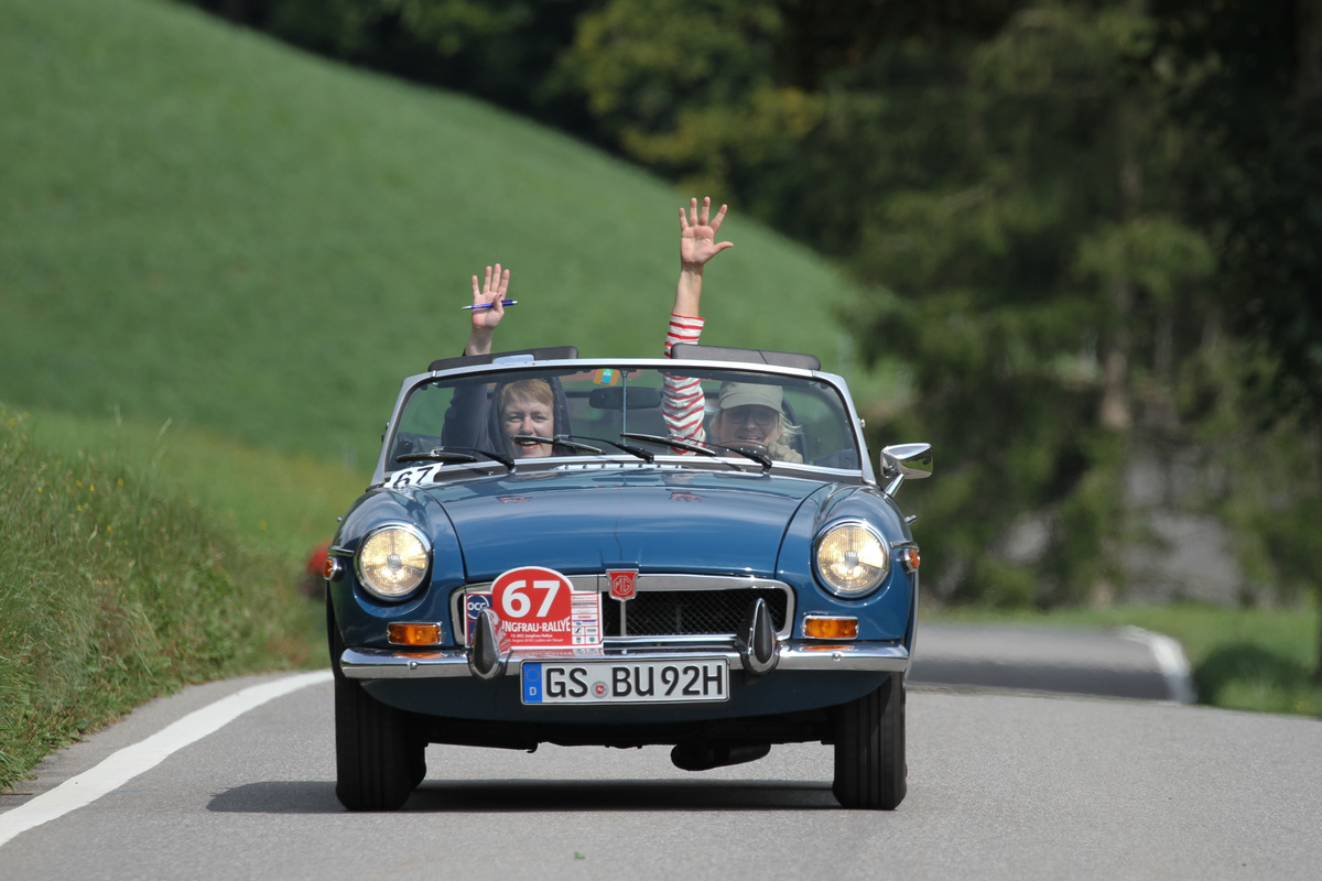 MG MGB (1973) - an der OCC Jungfrau Rallye 2018