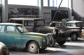 MG Magnette (1953) - in der Sonderaussstellung "Scheunenfunde" des Pantheons im Sommer 2015