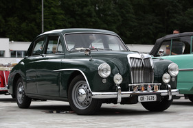 MG Magnette ZA an der Dolder Classics vom Juni 2013 - der Besitzer war extra aus Klosters angereist (1956)