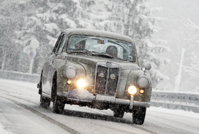 MG Magnette ZB (1957) - am Winter-RAID 2015