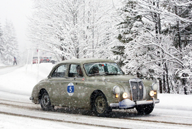 MG Magnette ZB (1957) - am Winter-RAID 2015