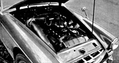 MG Midget (1962) - prall gefüllter Motorraum
