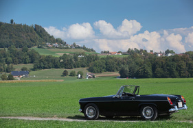 MG Midget (1964) - im Gegensatz zum vorherigen Austin-Healey Sprite besass der Midget einen richtigen Kofferraum zum öffnen