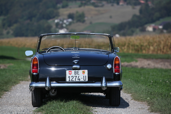 MG Midget (1964) - mit dem Kofferraumdeckel erhielt man direkten Zugang zum Gepäck