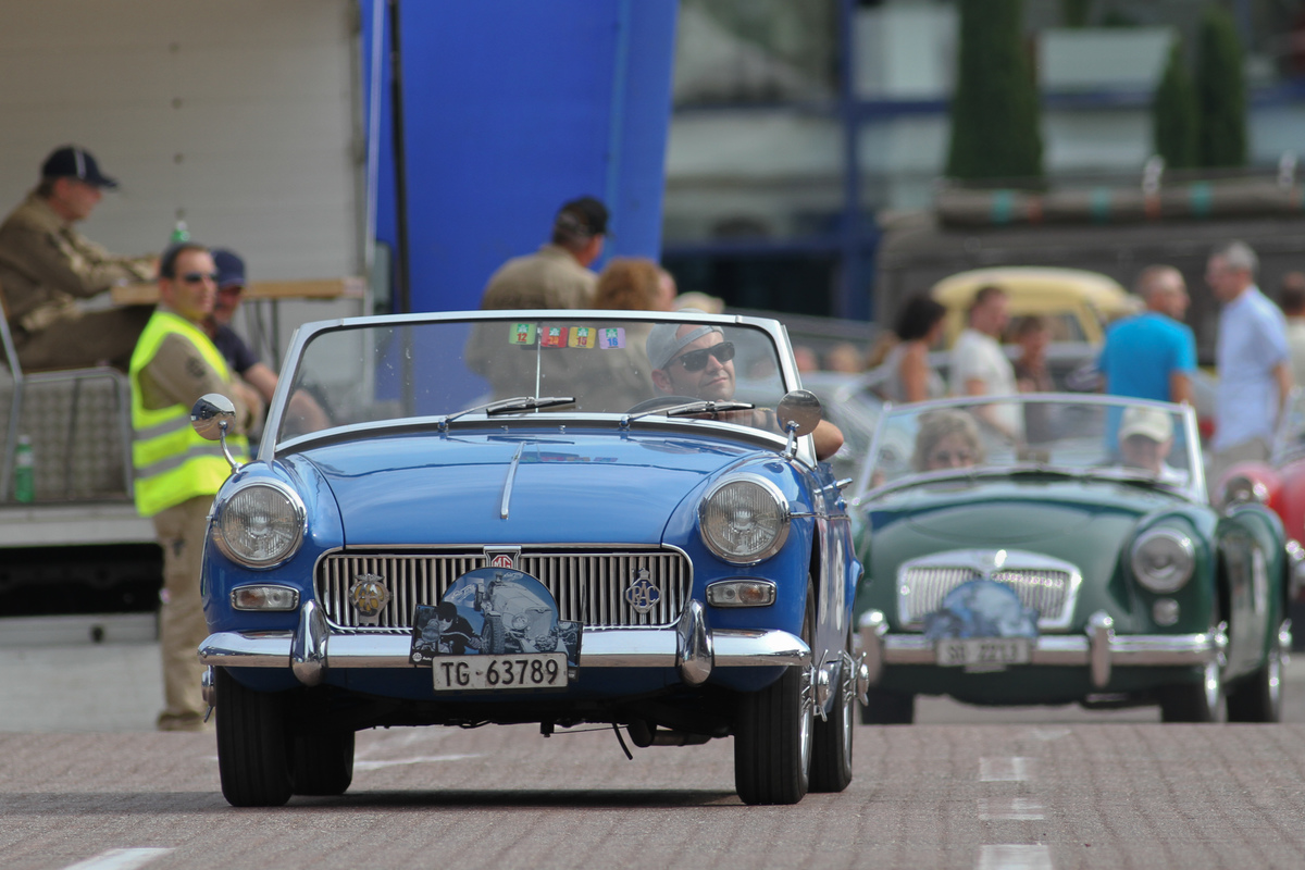 MG Midget (1965) - am Oldtimer Grandprix Safenwil am 3. September 2016