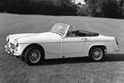 MG Midget (1967) - Seitenansicht des Mark III mit dem 1'275 cm3 grossen Motor